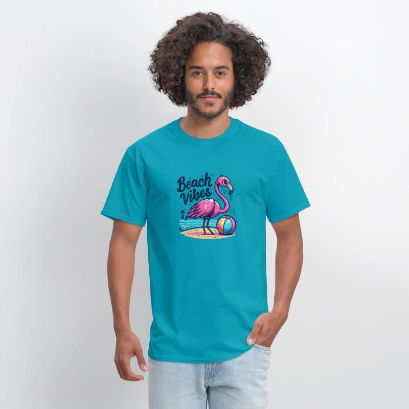 Beach Vibes A Whimsical Flamingo s Paradise