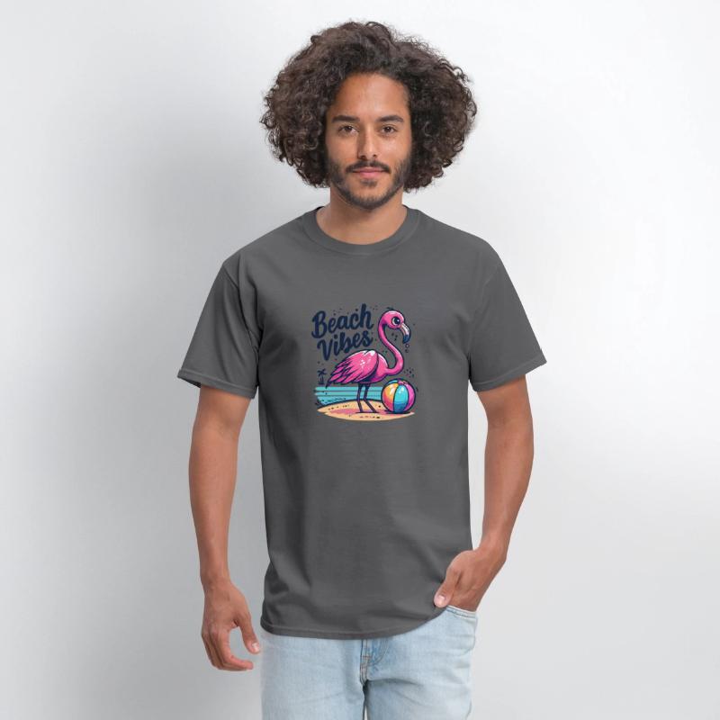 Beach Vibes A Whimsical Flamingo s Paradise