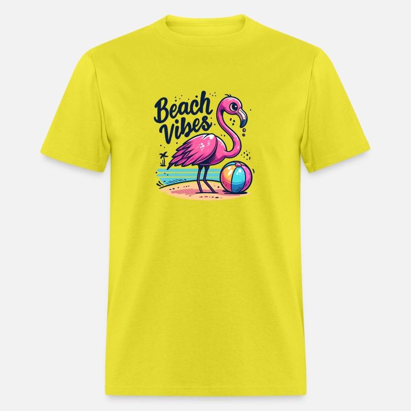 Beach Vibes A Whimsical Flamingo s Paradise