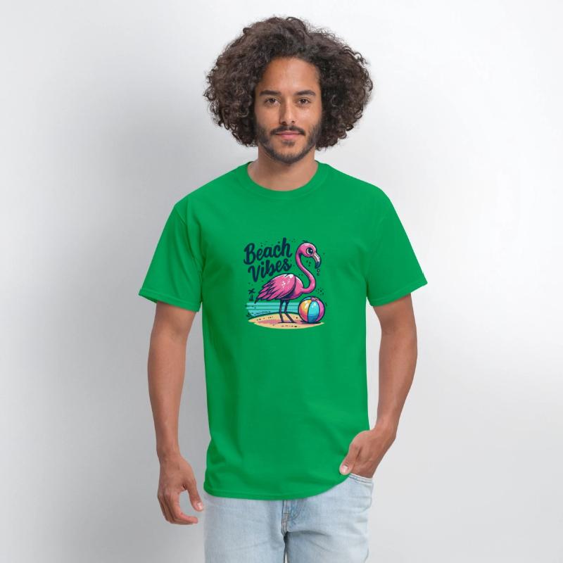 Beach Vibes A Whimsical Flamingo s Paradise