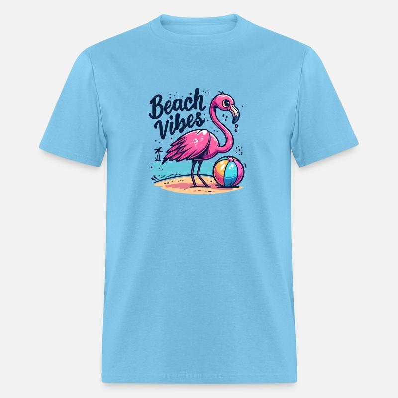 Beach Vibes A Whimsical Flamingo s Paradise