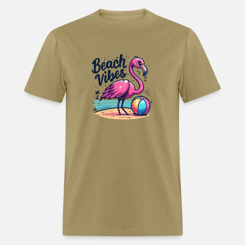 Beach Vibes A Whimsical Flamingo s Paradise