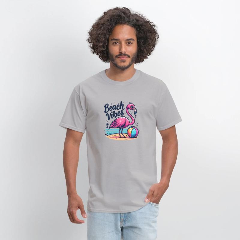Beach Vibes A Whimsical Flamingo s Paradise