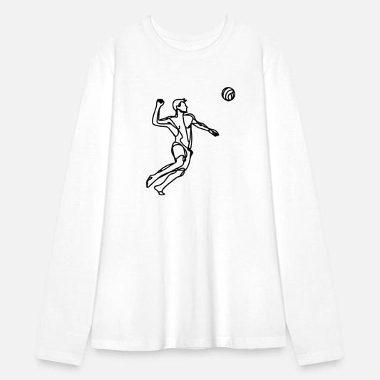 Beach Volleyballer Drawing