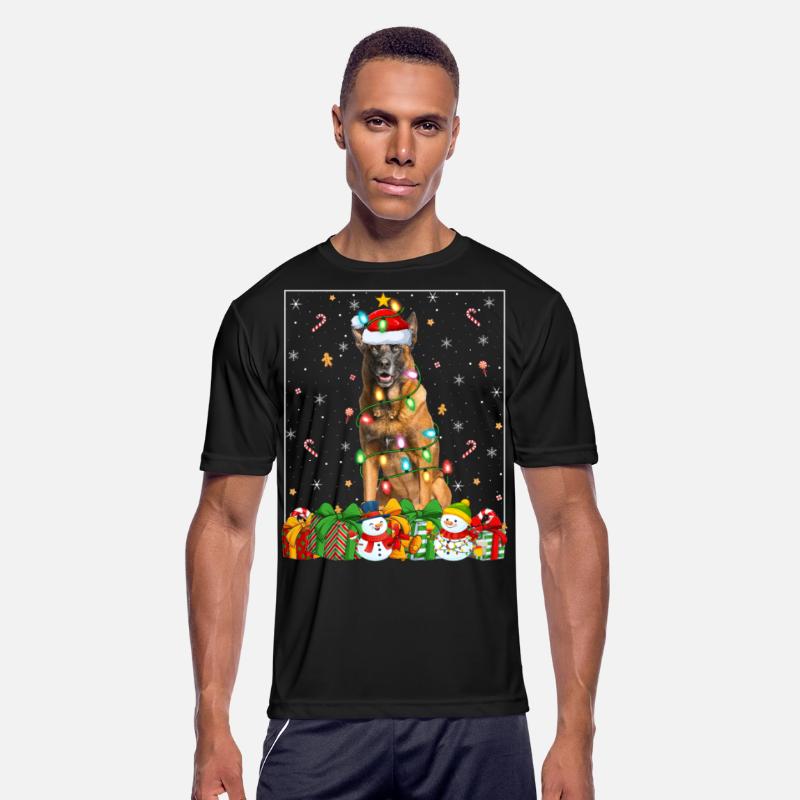 Belgian Malinois Dog Christmas Lights