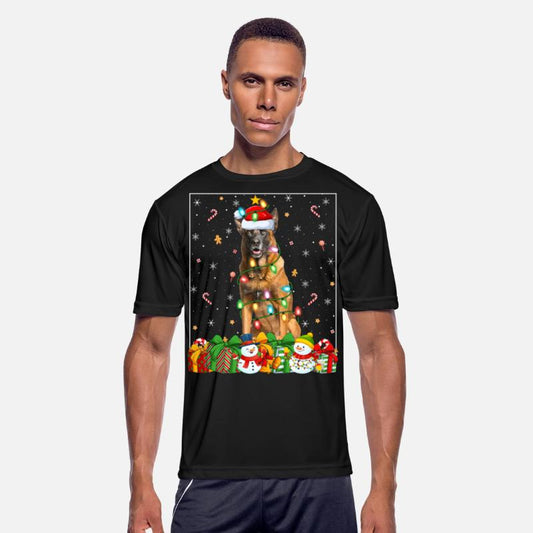 Belgian Malinois Dog Christmas Lights