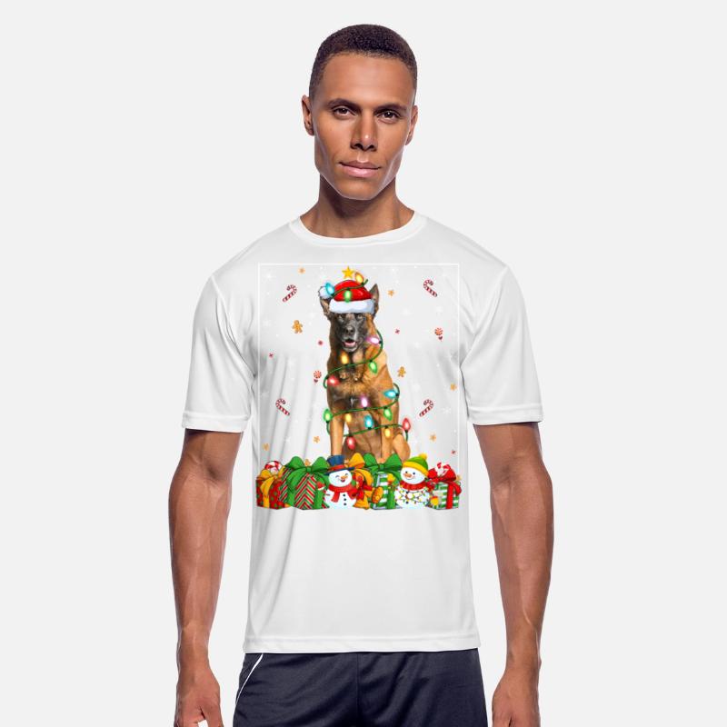 Belgian Malinois Dog Christmas Lights