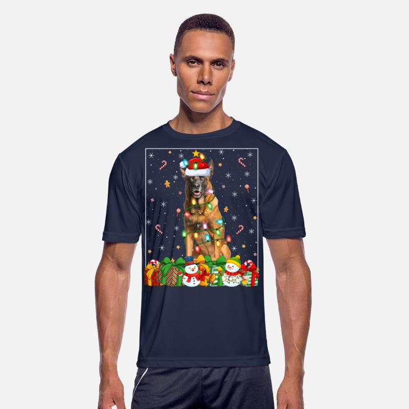 Belgian Malinois Dog Christmas Lights