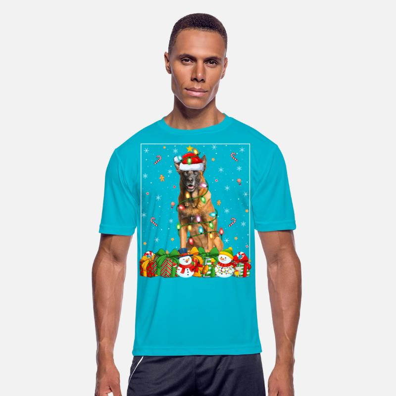 Belgian Malinois Dog Christmas Lights