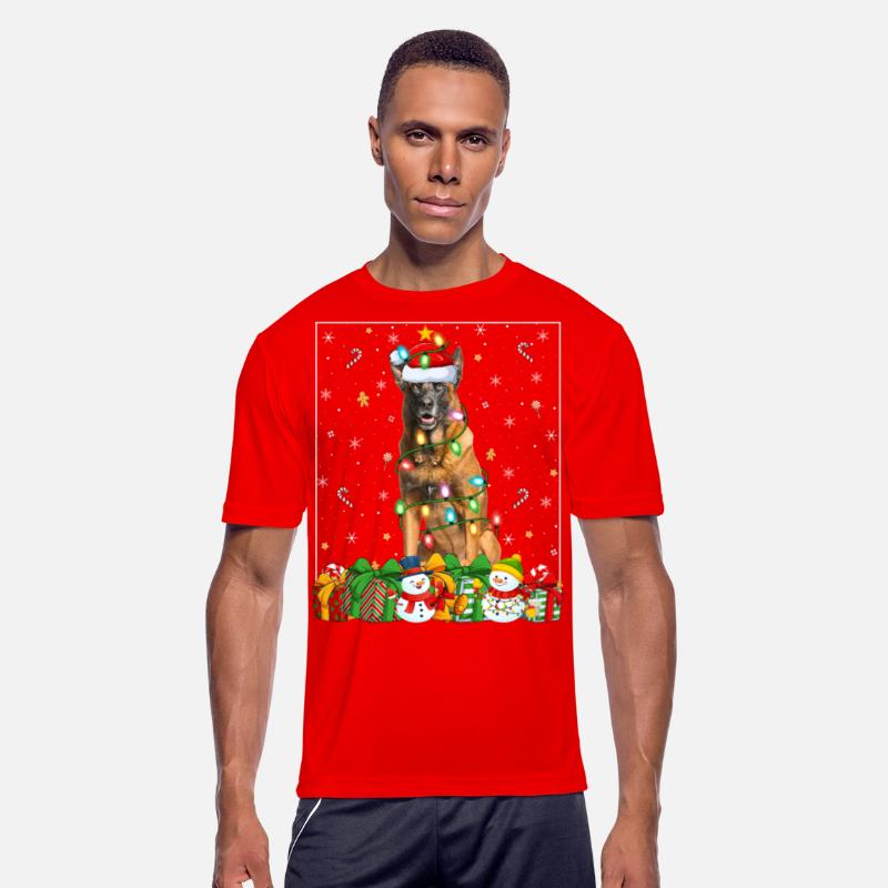 Belgian Malinois Dog Christmas Lights