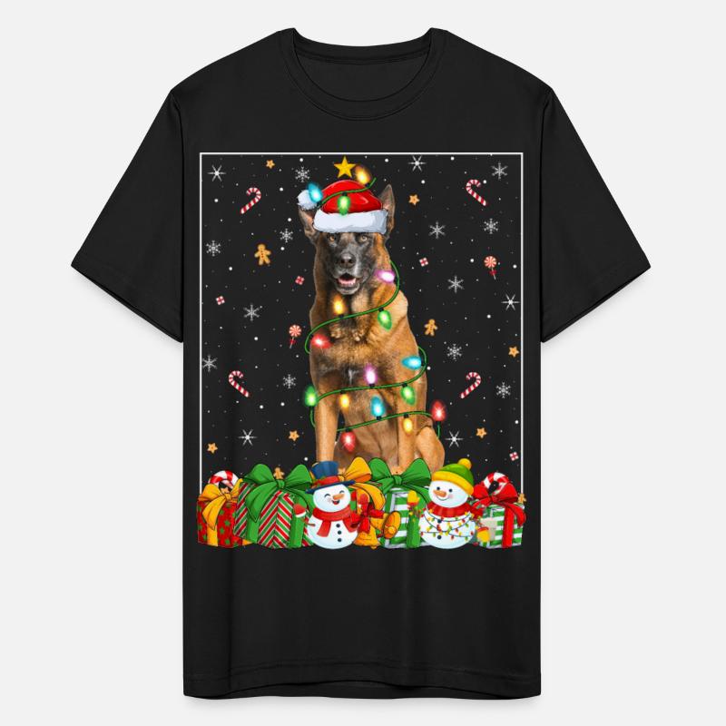 Belgian Malinois Dog Christmas Lights
