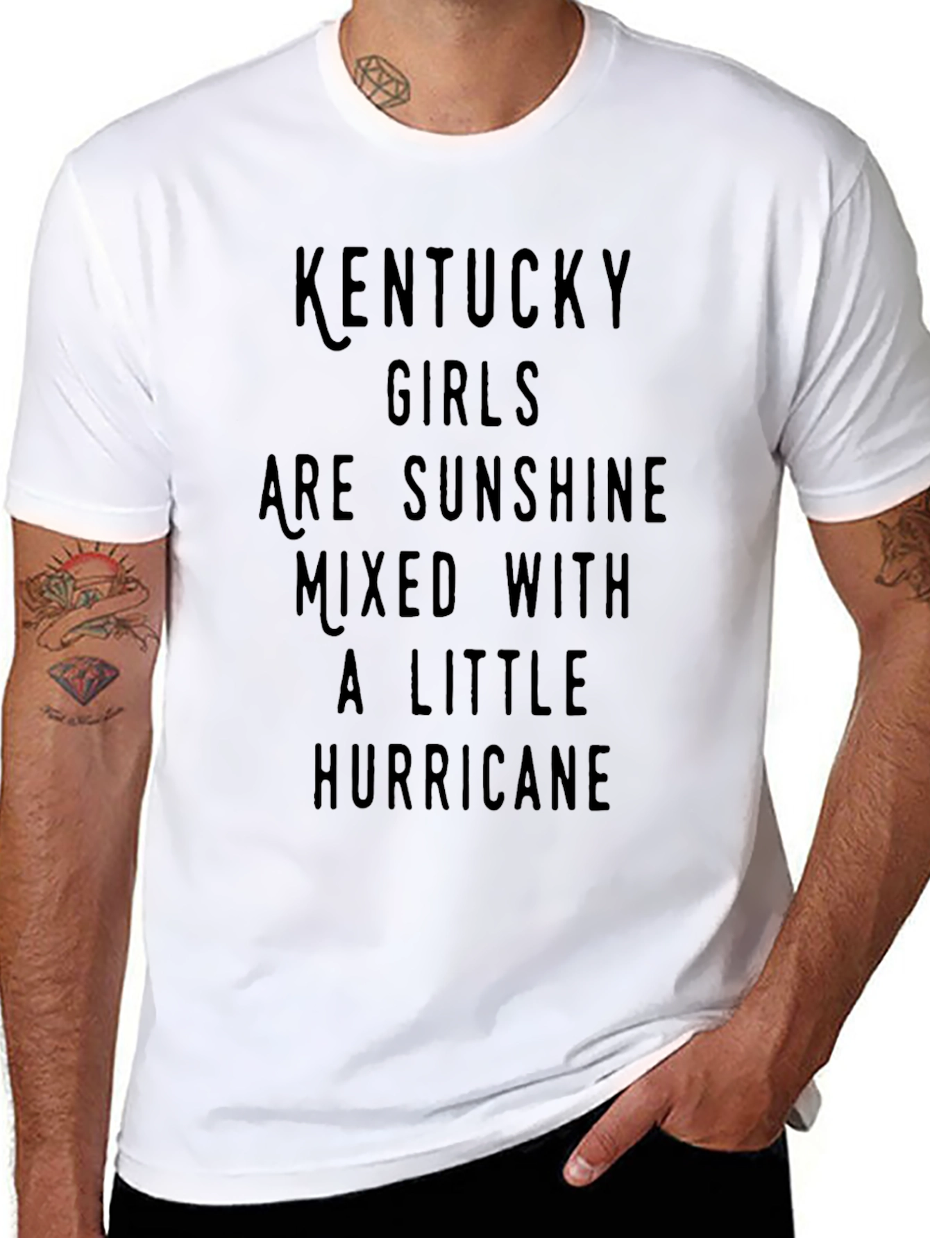 Kentucky Girls Sunshine & Hurricane Black T-Shirt