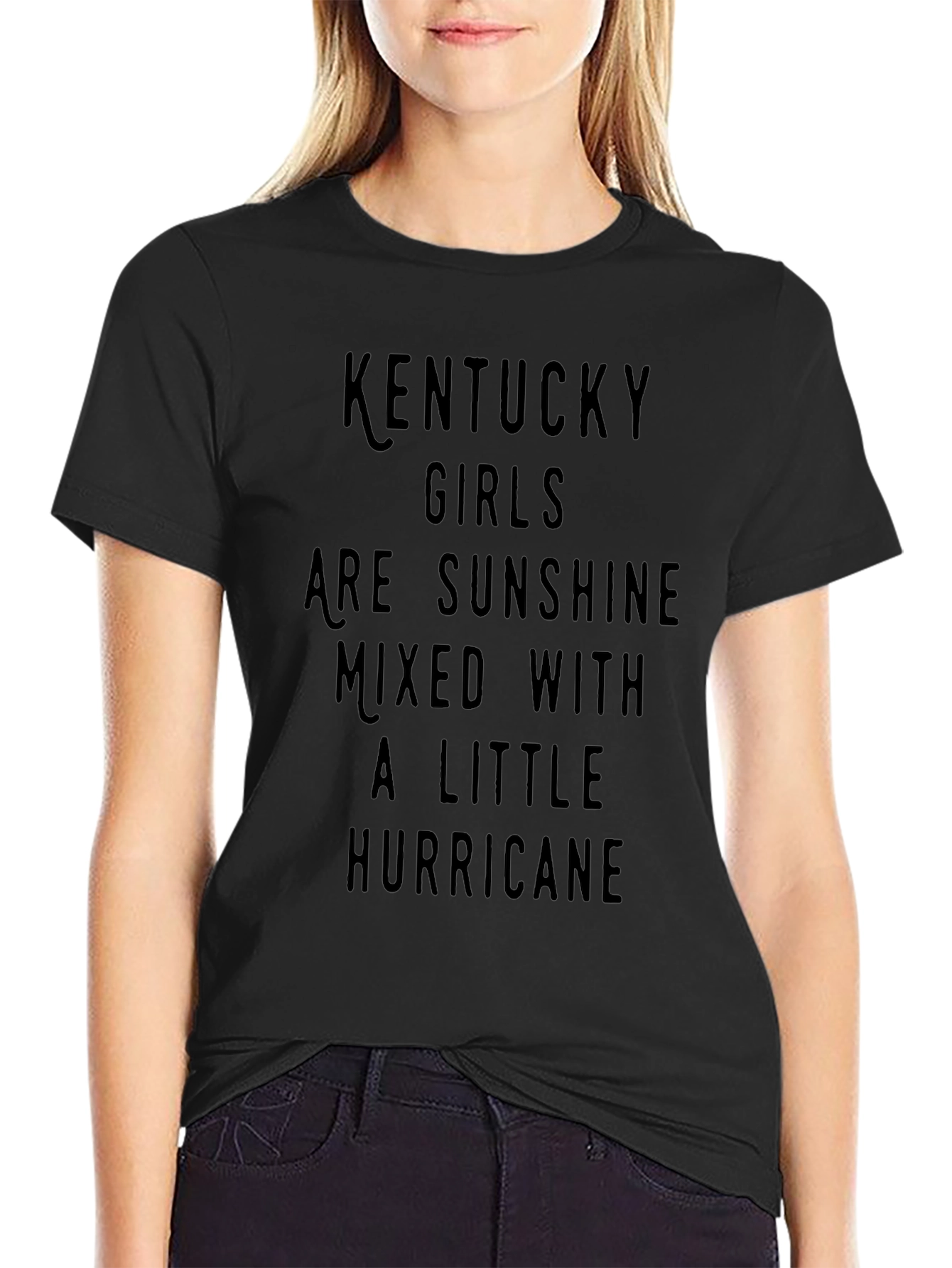 Kentucky Girls Sunshine & Hurricane Black T-Shirt