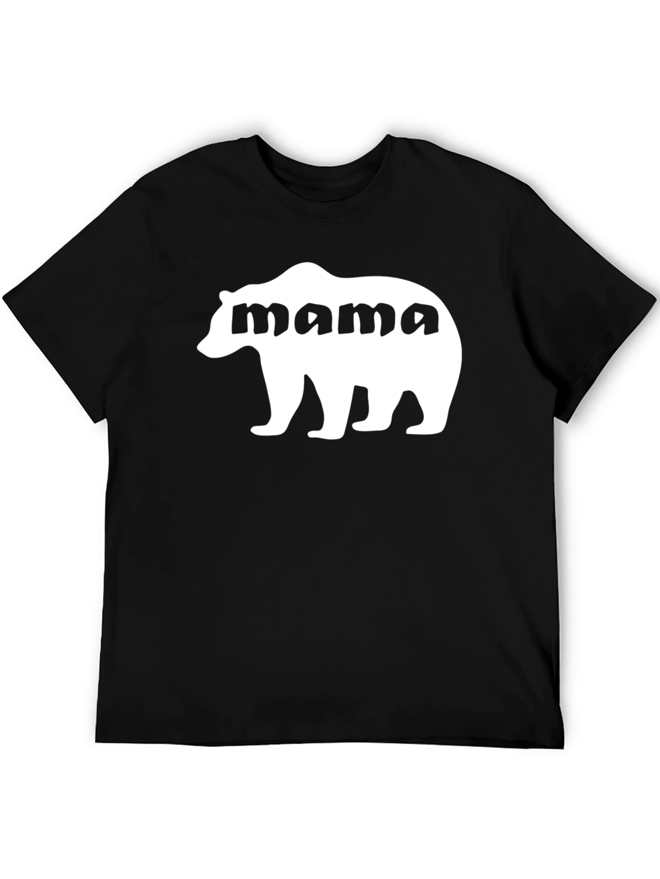 Mama Bear Graphic Tee - Black Unisex Shirt