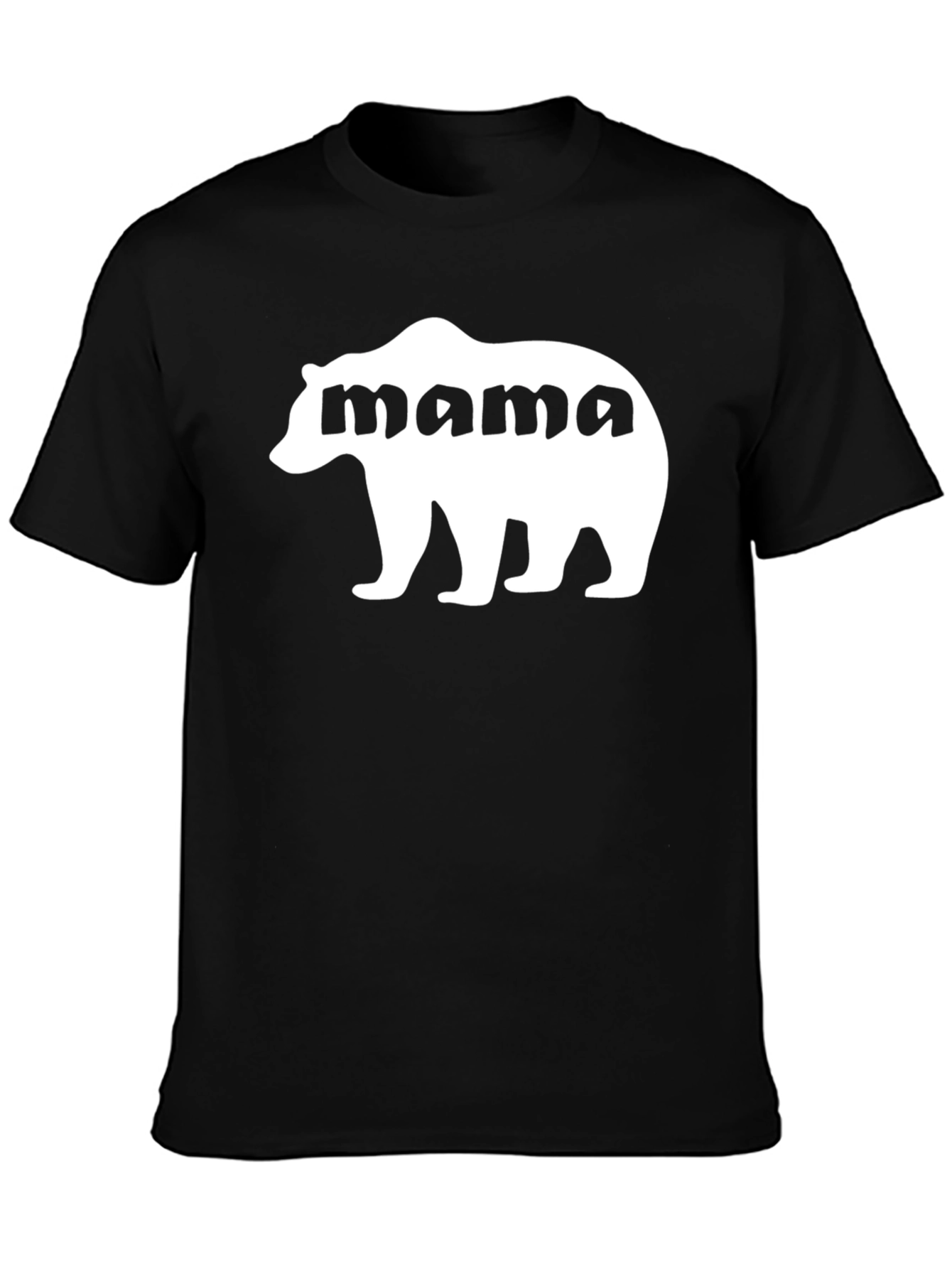 Mama Bear Graphic Tee - Black Unisex Shirt