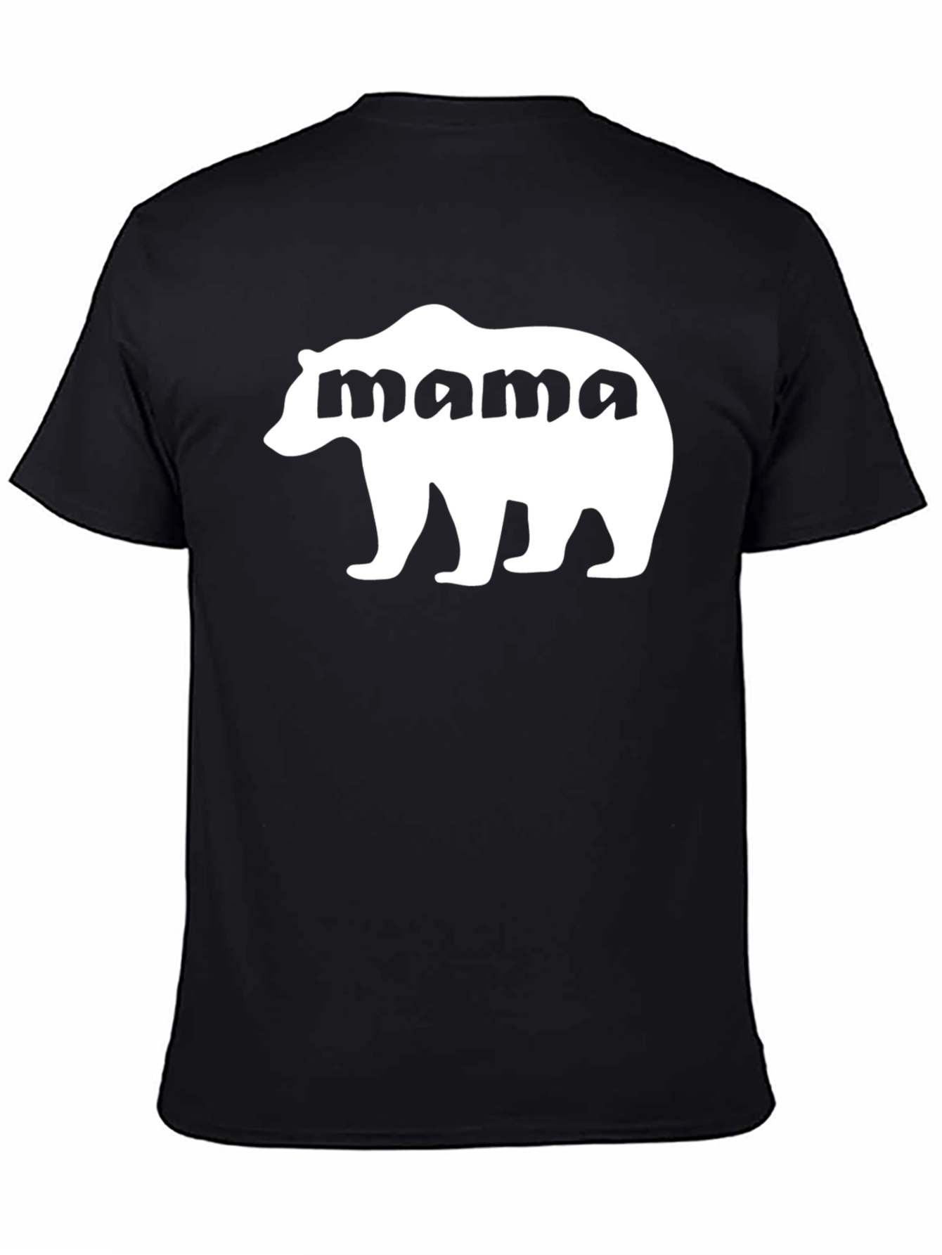 Mama Bear Graphic Tee - Black Unisex Shirt