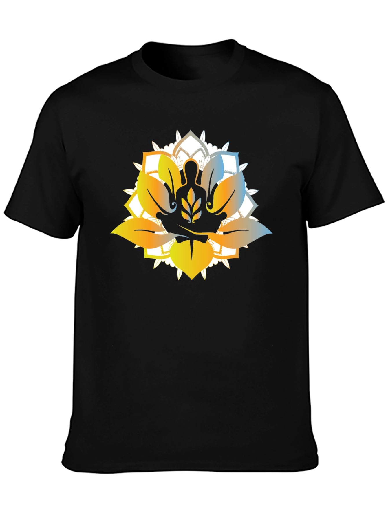 Zen Lotus Meditation T-Shirt - Spiritual Comfort