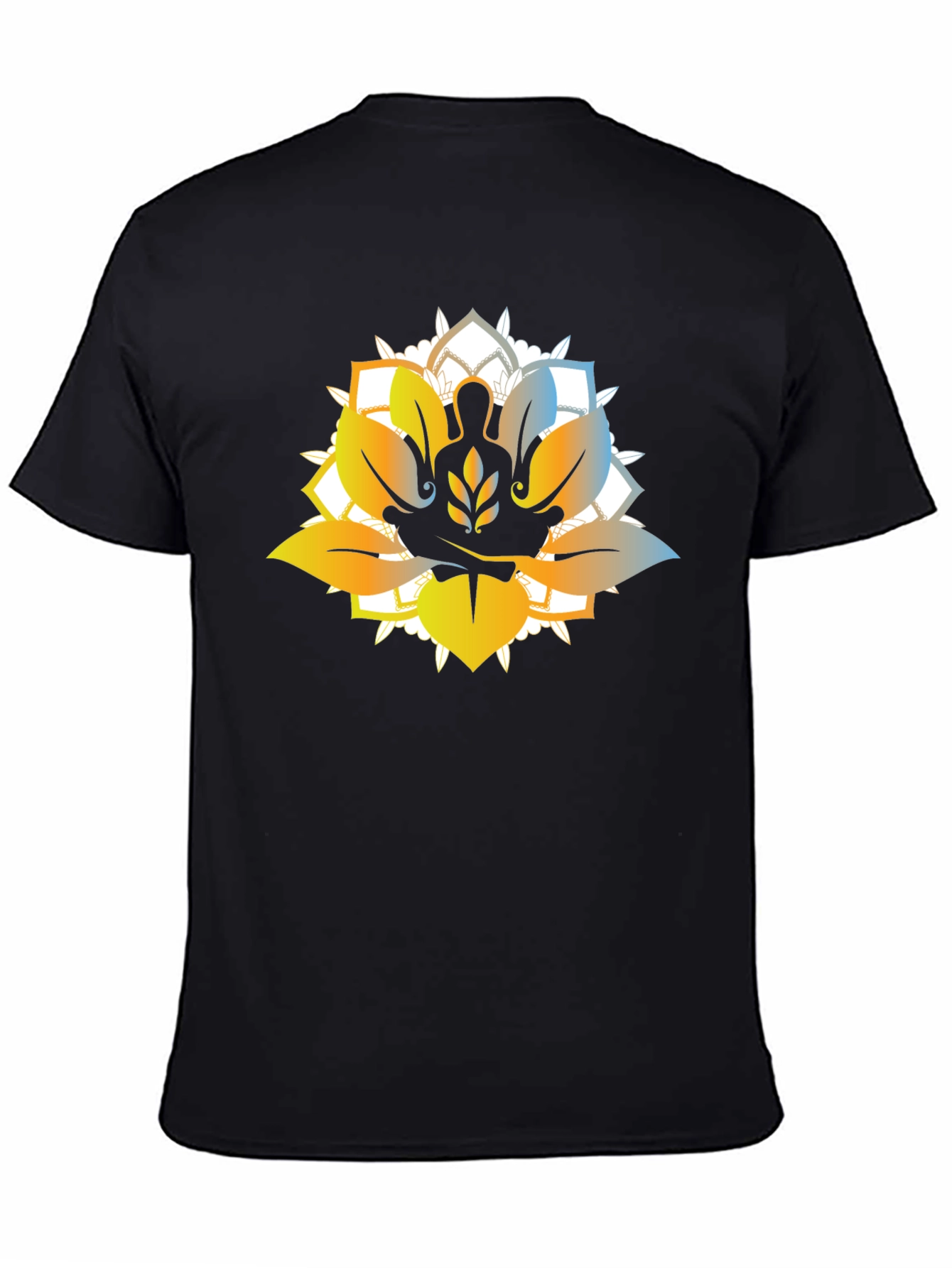 Zen Lotus Meditation T-Shirt - Spiritual Comfort