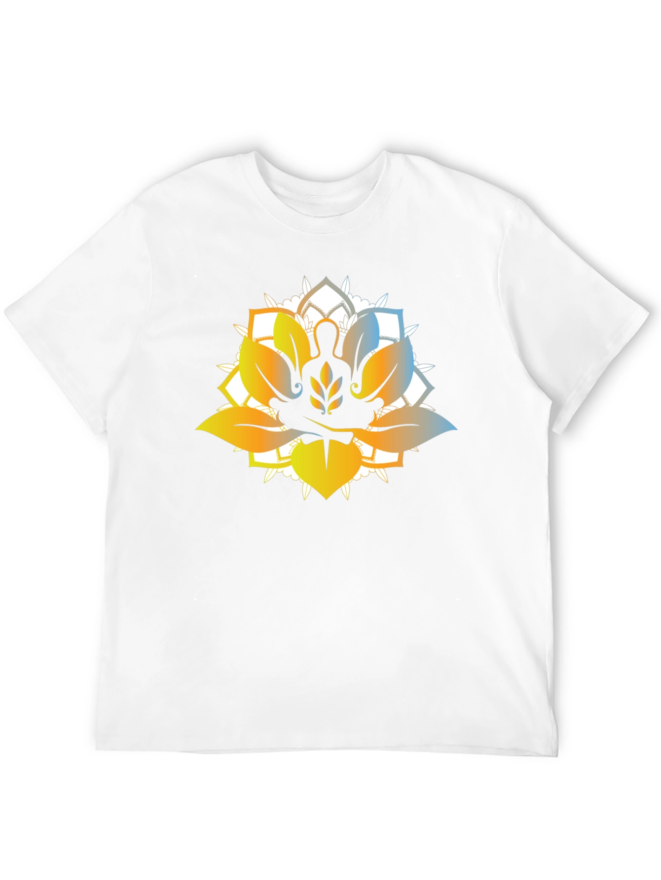 Zen Lotus Meditation T-Shirt - Spiritual Comfort