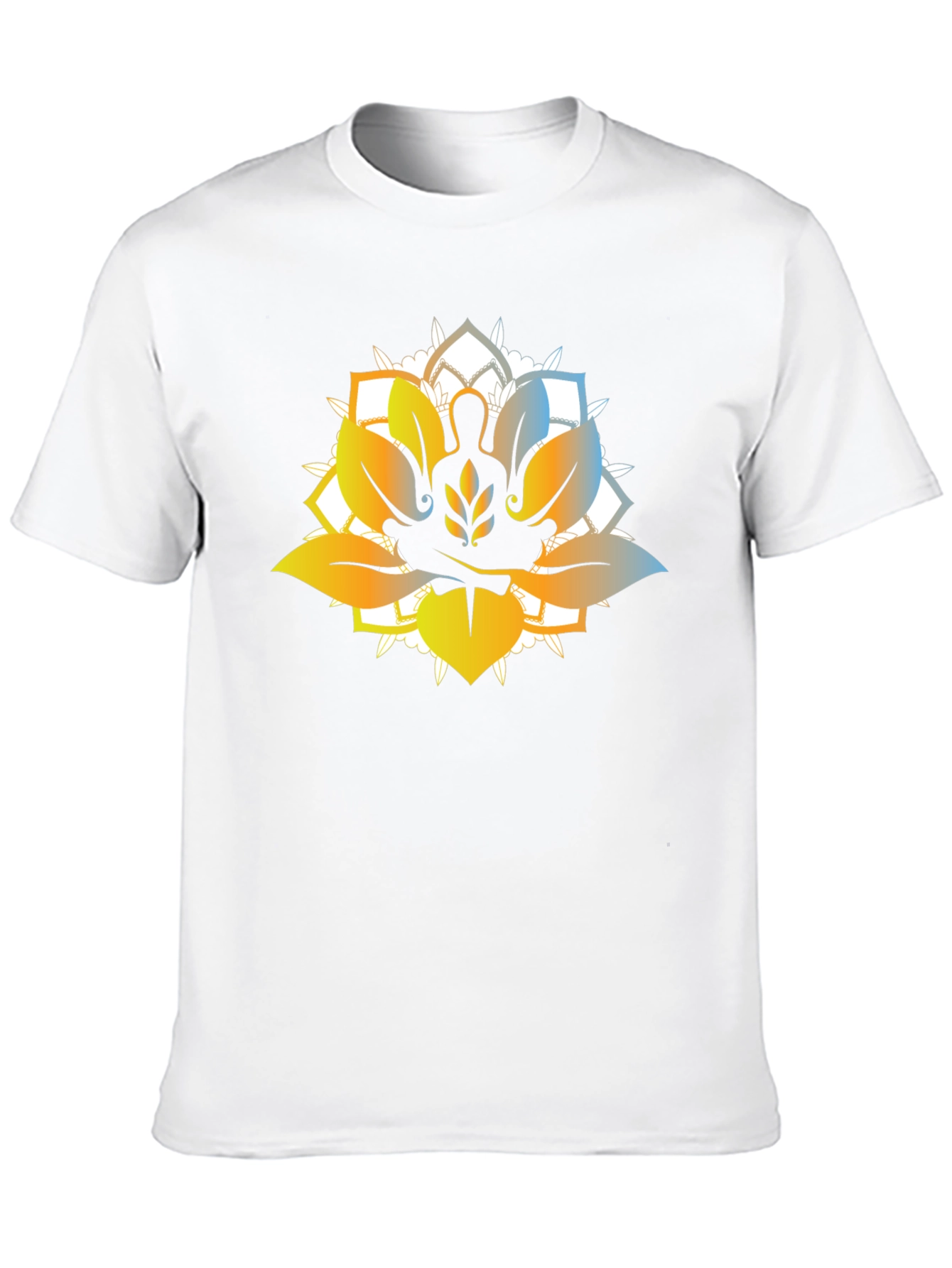 Zen Lotus Meditation T-Shirt - Spiritual Comfort