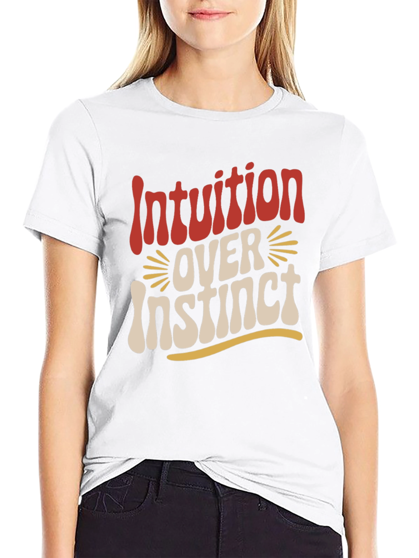 Intuition Over Instinct Graphic T-Shirt