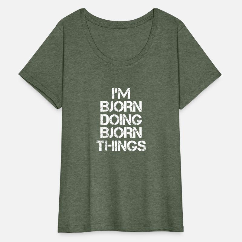 Bjorn Name T Shirt - Doing Bjorn Things Name Gift