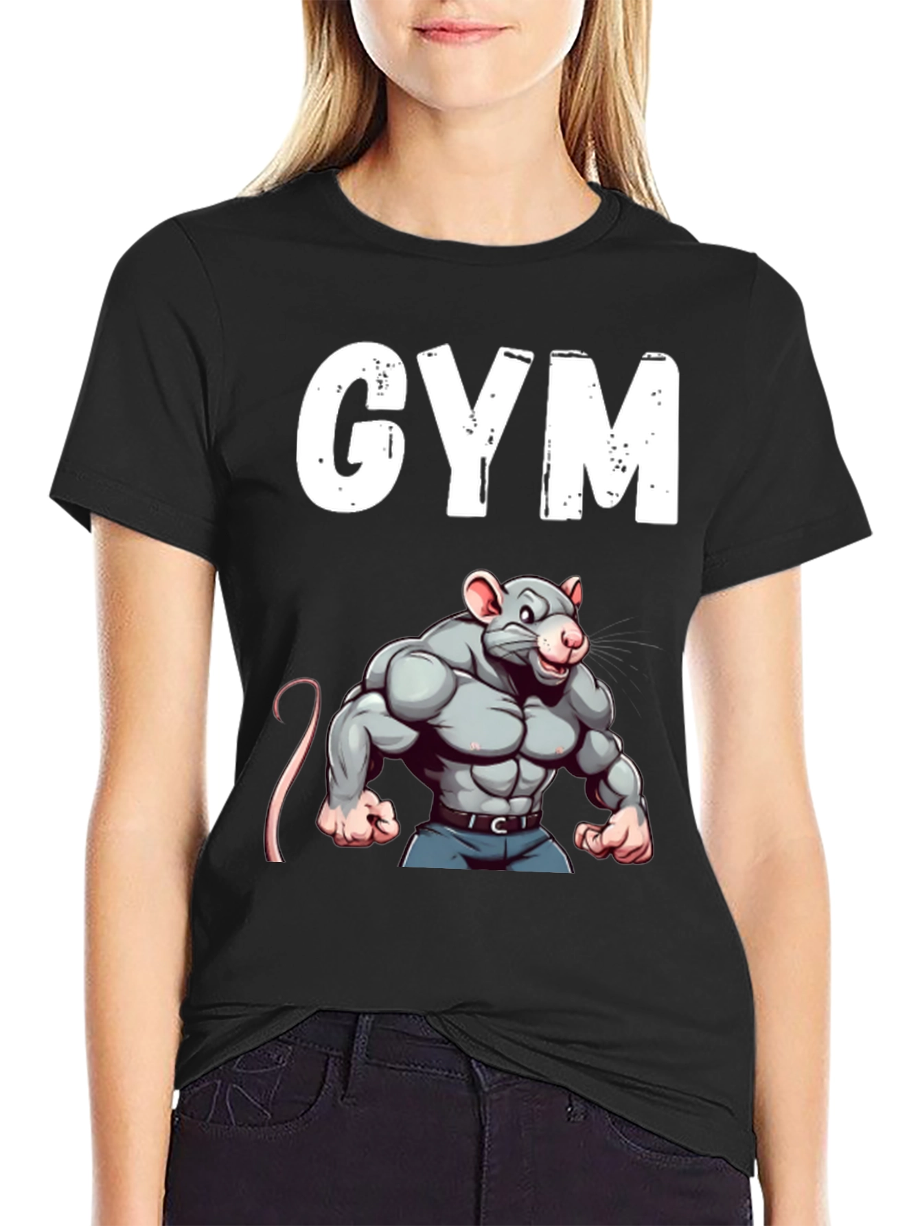 Gym Rat Black T-Shirt