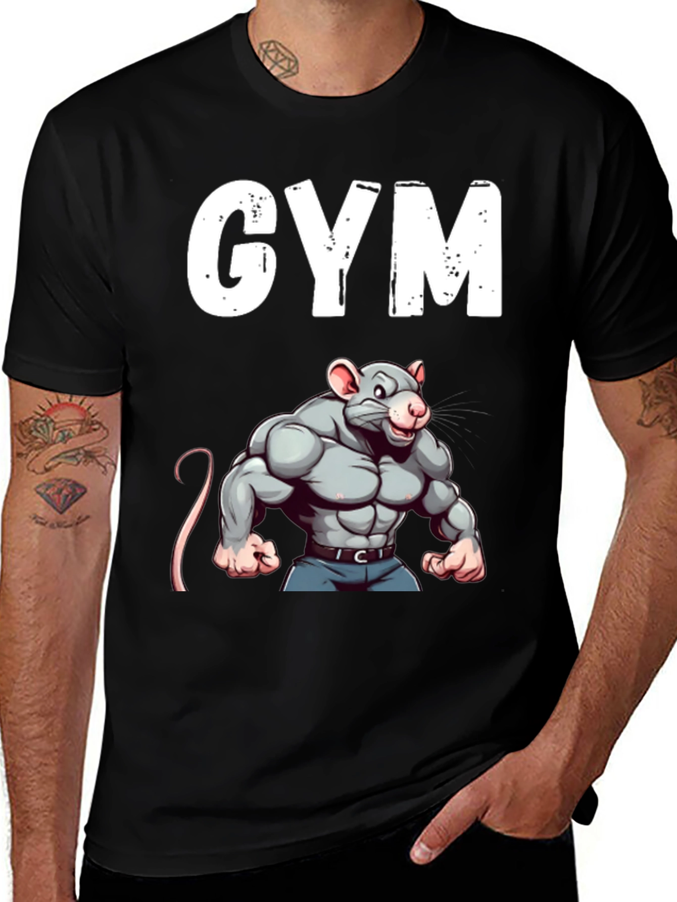 Gym Rat Black T-Shirt