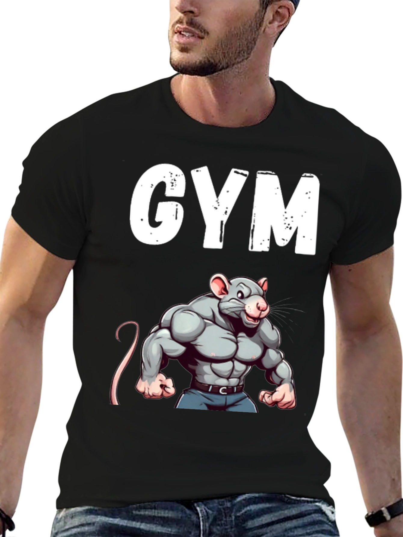 Gym Rat Black T-Shirt
