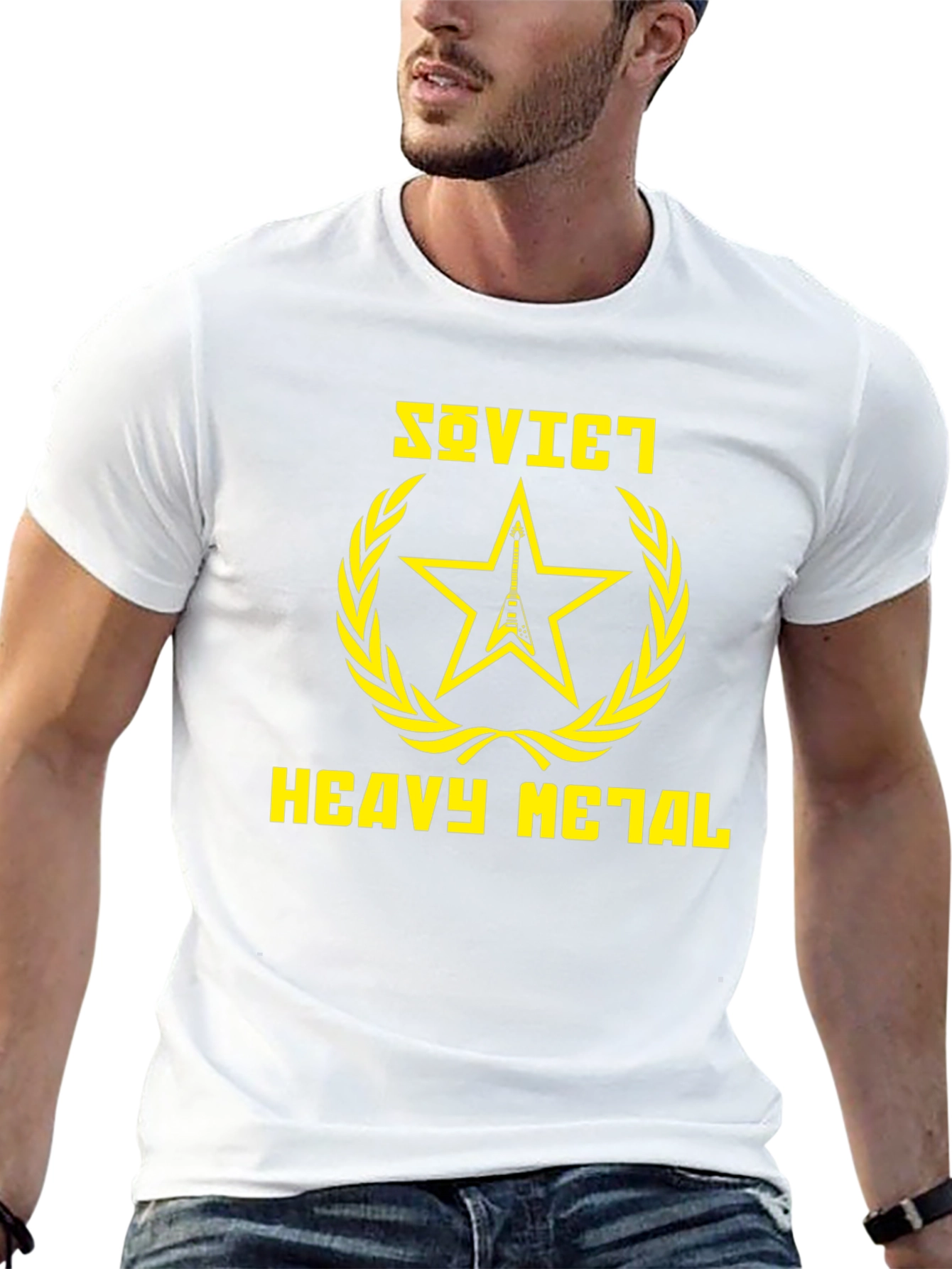 Soviet Heavy Metal Graphic Tee - Rocker Style!