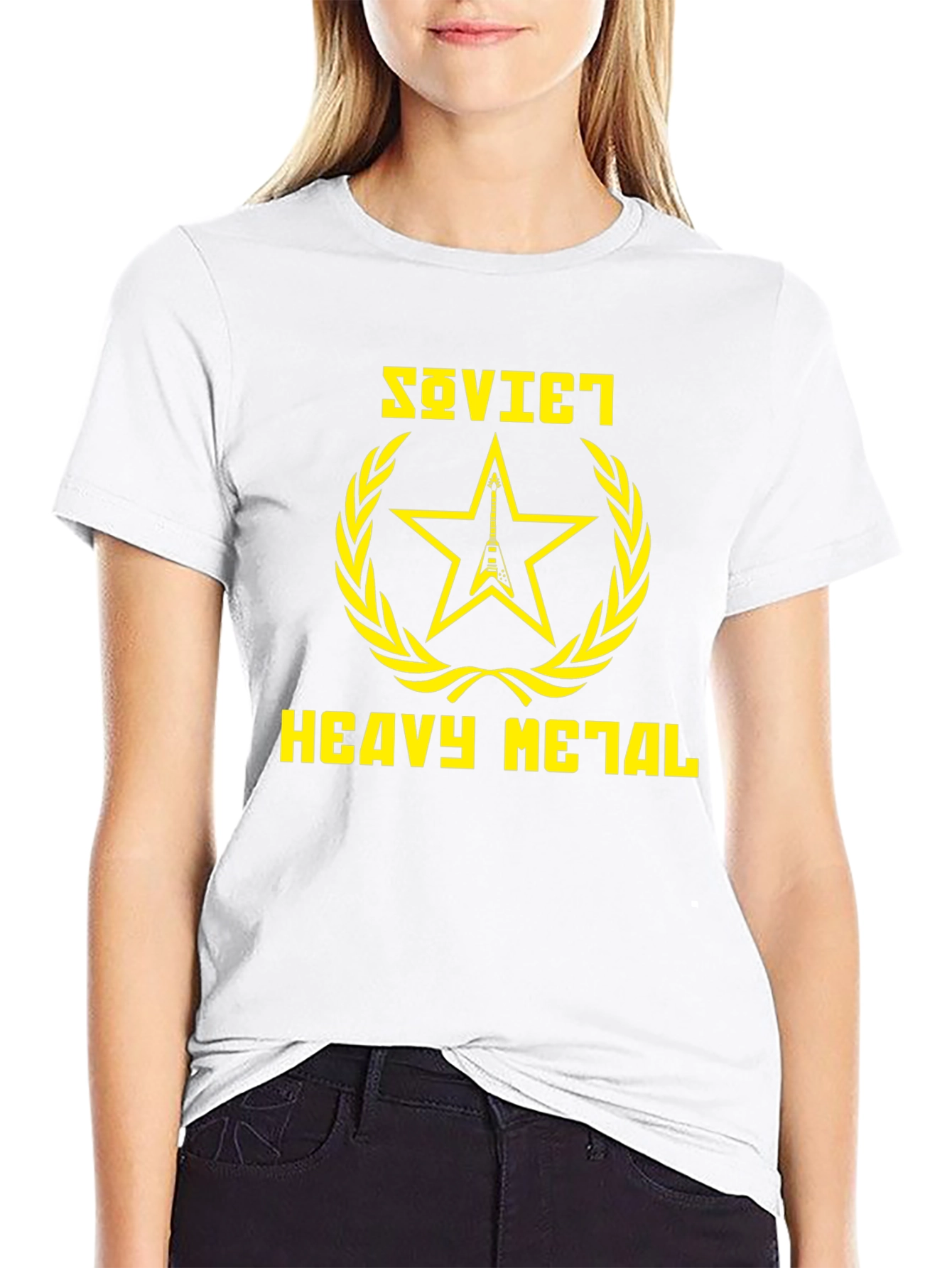 Soviet Heavy Metal Graphic Tee - Rocker Style!