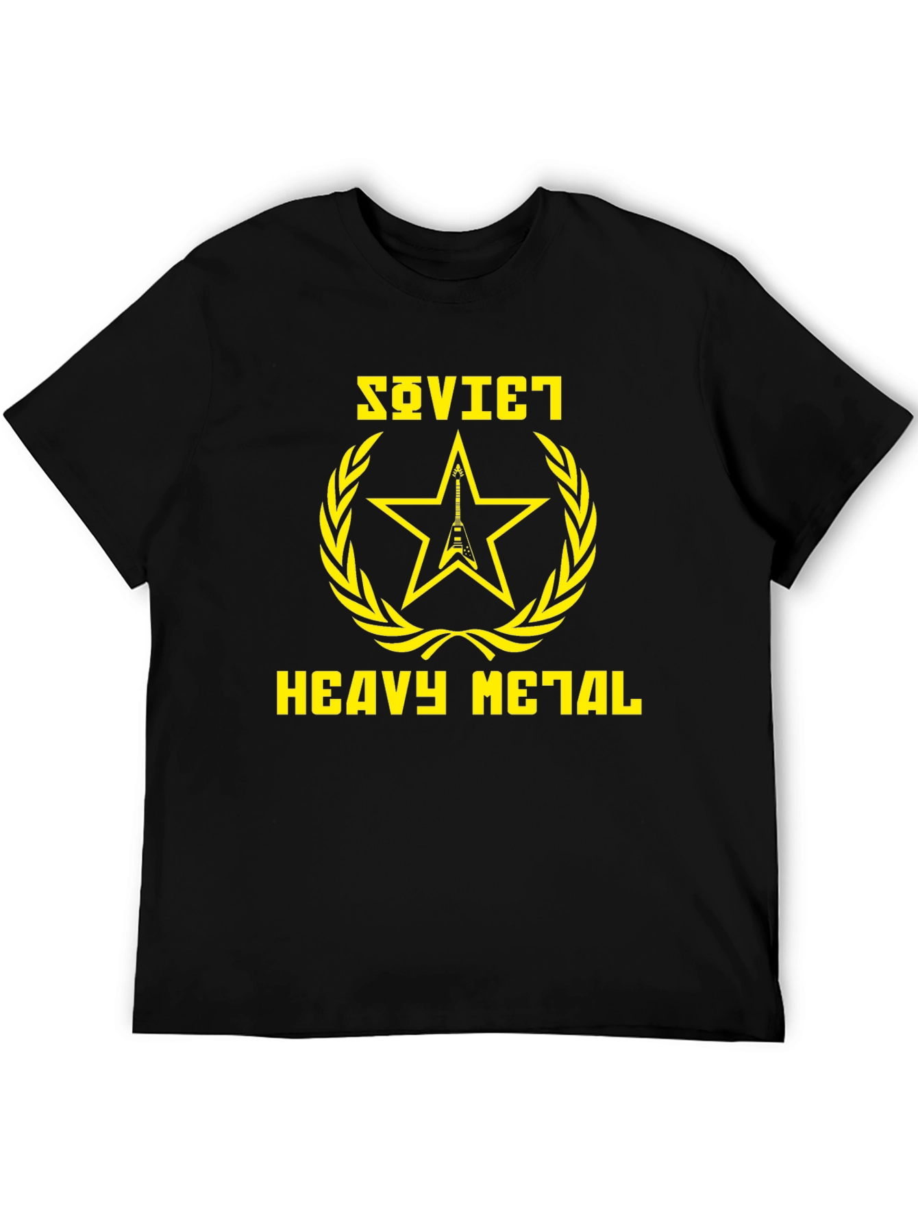 Soviet Heavy Metal Graphic Tee - Rocker Style!