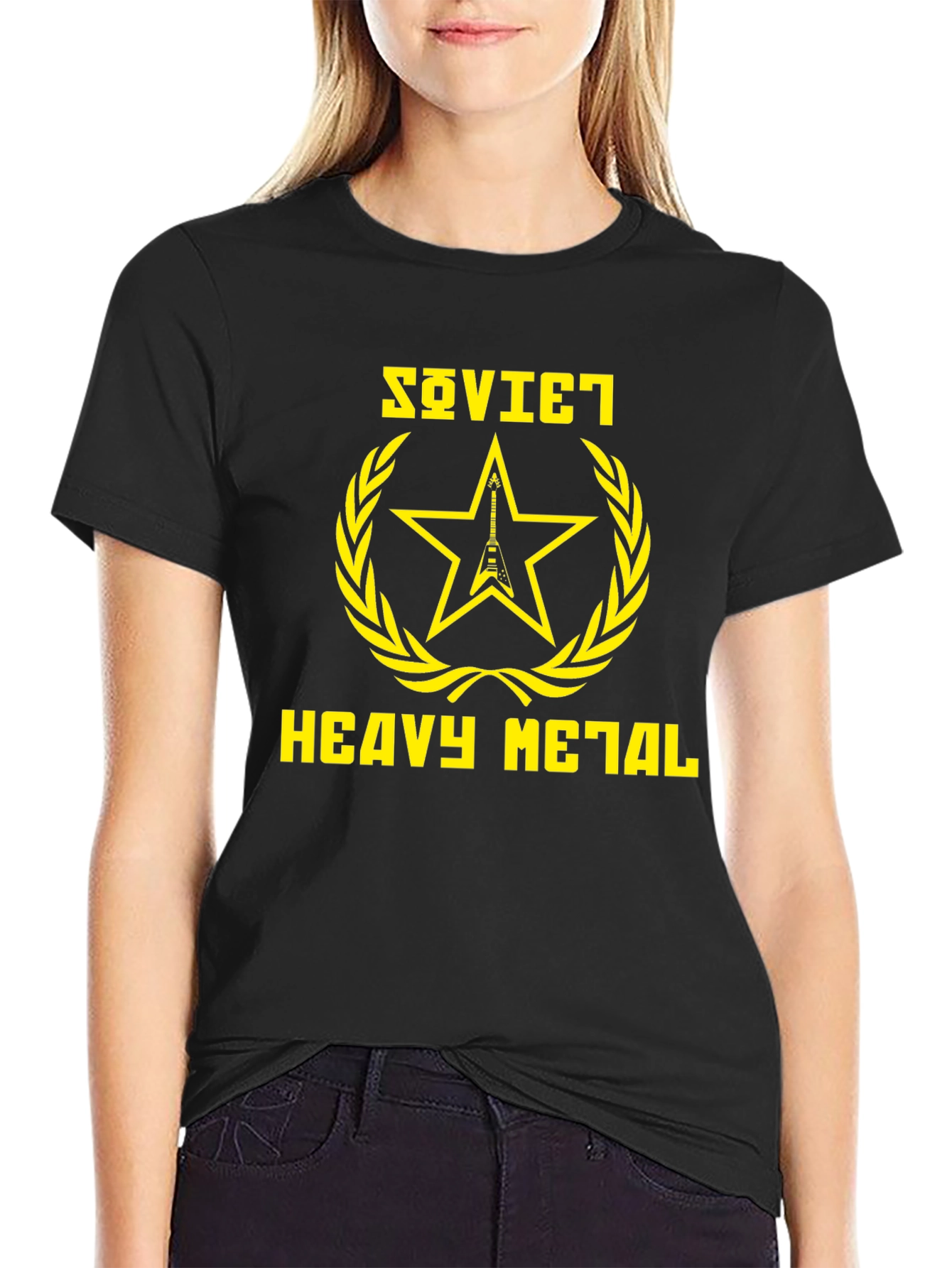Soviet Heavy Metal Graphic Tee - Rocker Style!