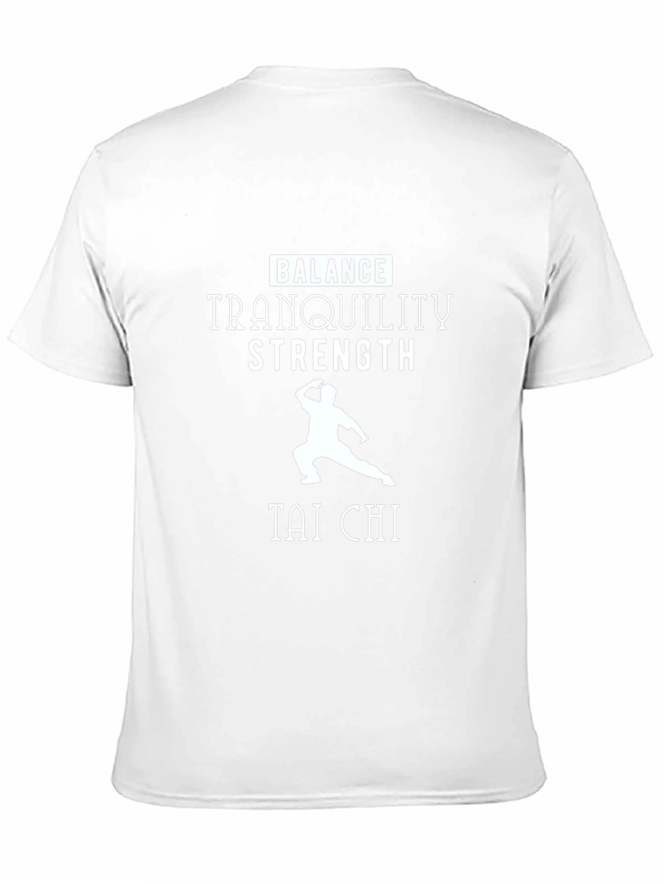Tai Chi Balance Tranquility Strength Graphic T-Shirt