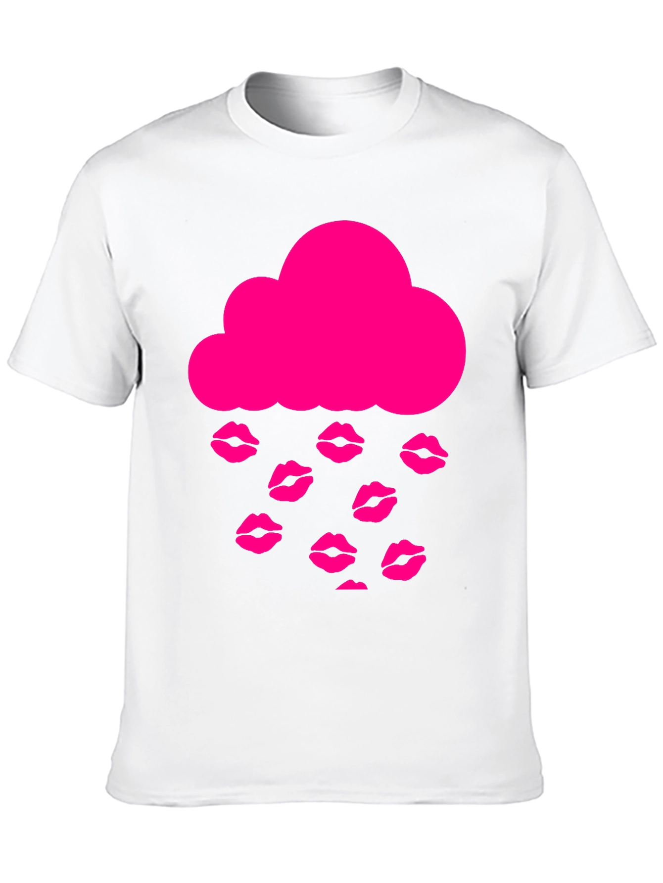 Kiss Rain Cloud T-Shirt - Black