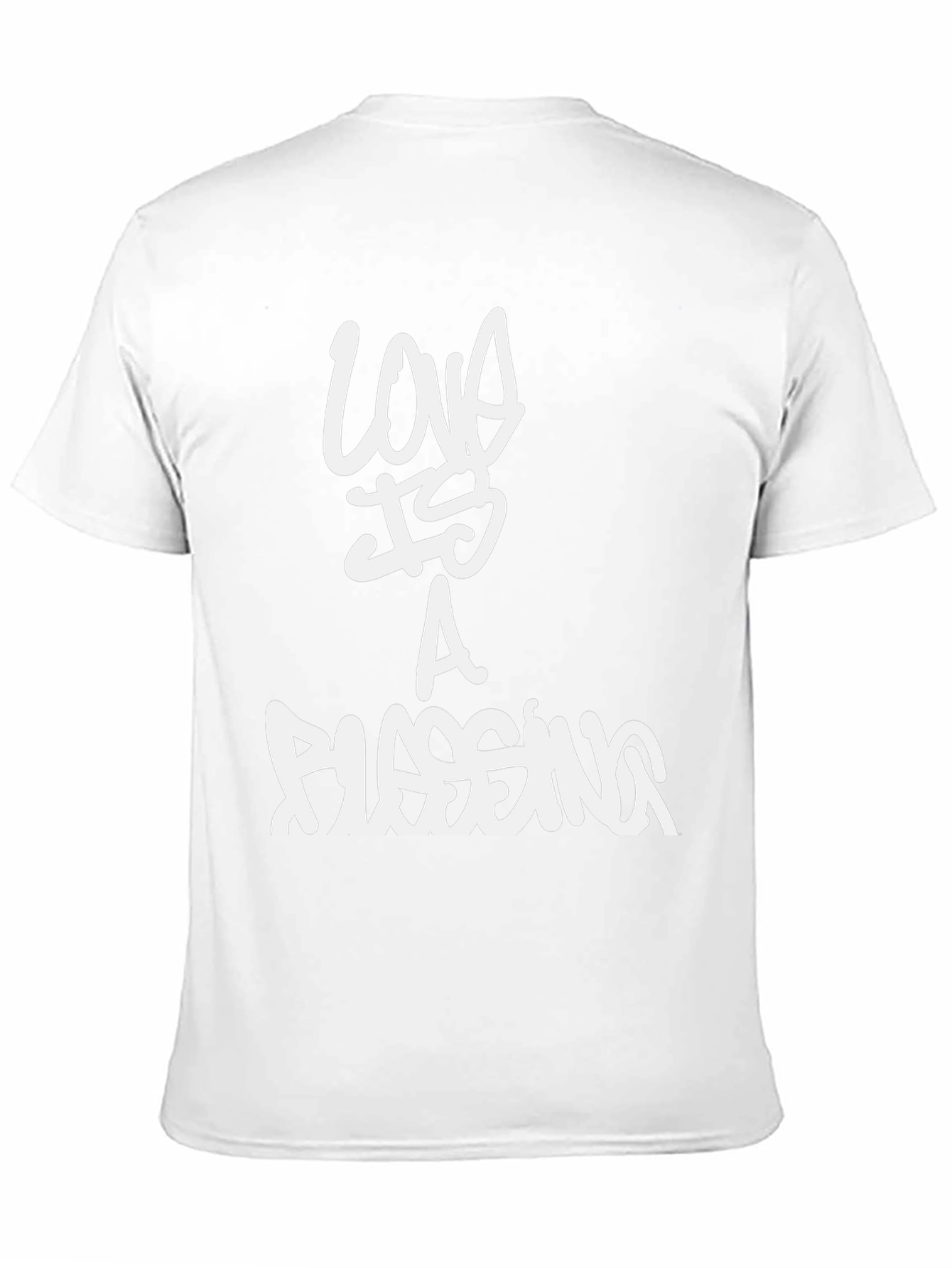 Love Is a Blessing Black Graphic Tee