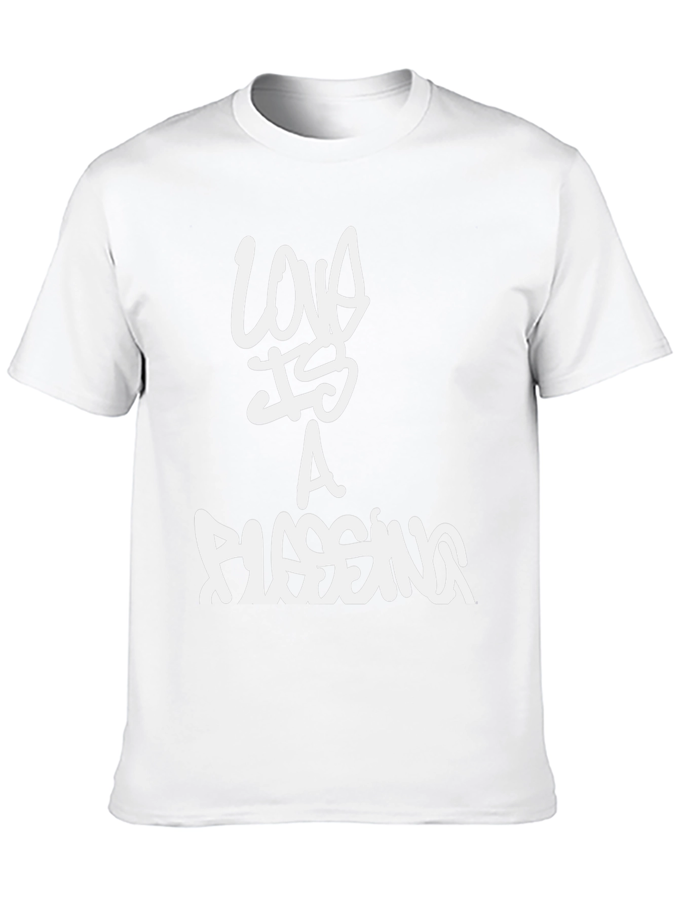 Love Is a Blessing Black Graphic Tee