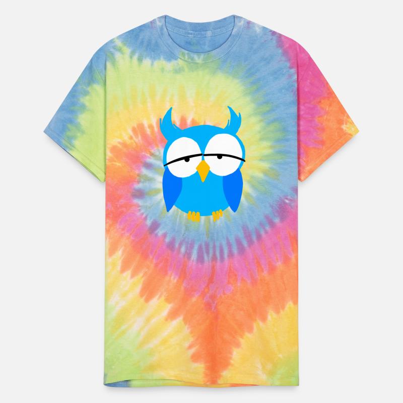 Blue Boys Owl Cartoon Nocturnal Birds Of Prey Love
