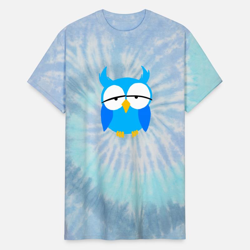 Blue Boys Owl Cartoon Nocturnal Birds Of Prey Love