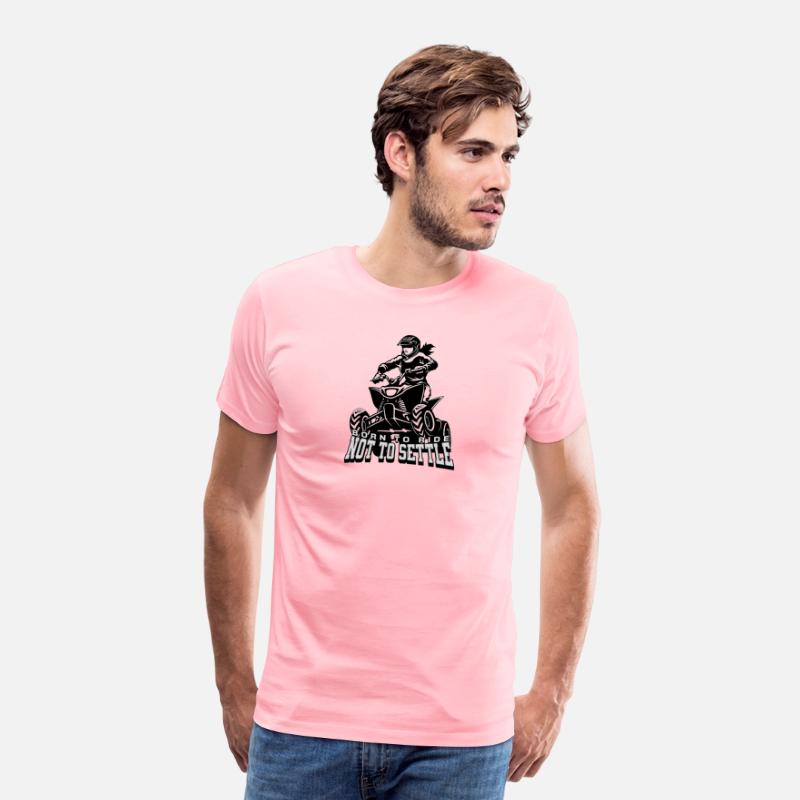 Born to Ride Not to Settle ATV T-Shirt for her