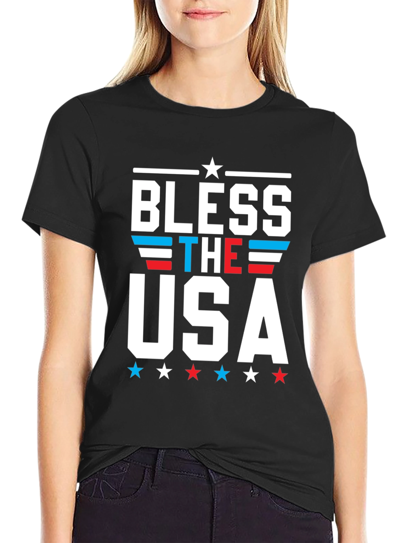 Bless The USA Patriotic T-Shirt