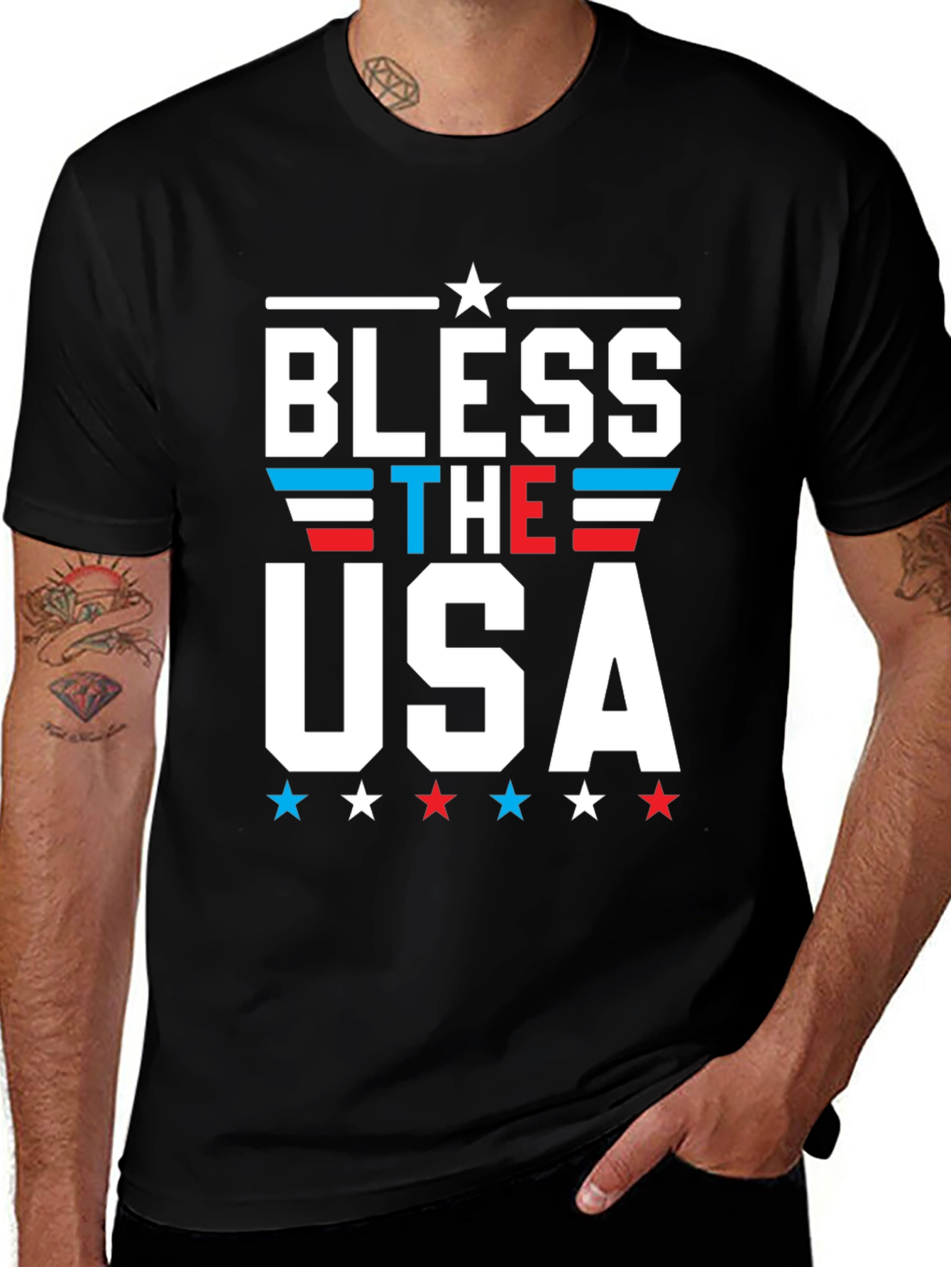 Bless The USA Patriotic T-Shirt