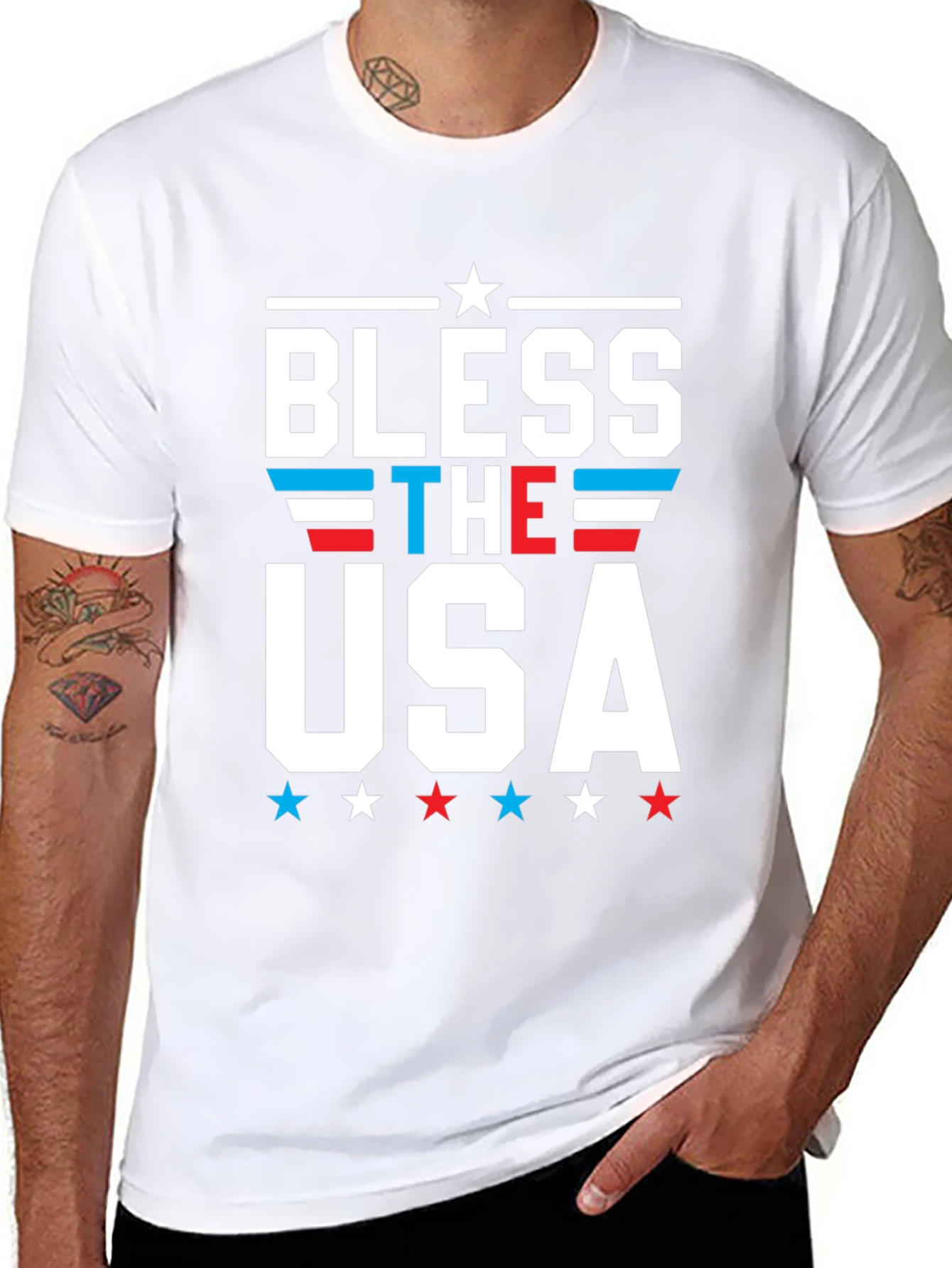 Bless The USA Patriotic T-Shirt