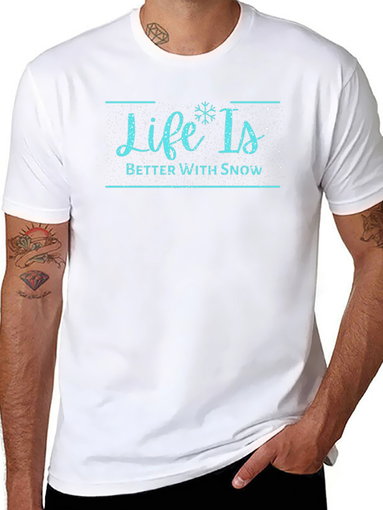 Life is Better with Snow T-Shirt