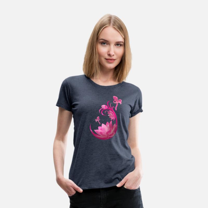 Breast Cancer Motivation Fighter Lotus Flower