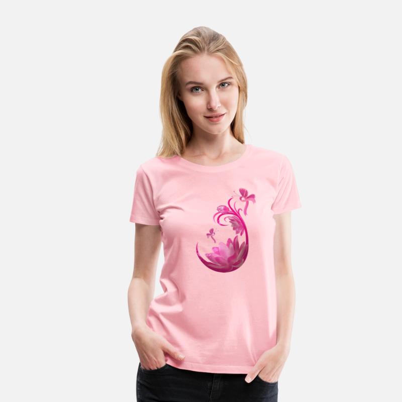 Breast Cancer Motivation Fighter Lotus Flower