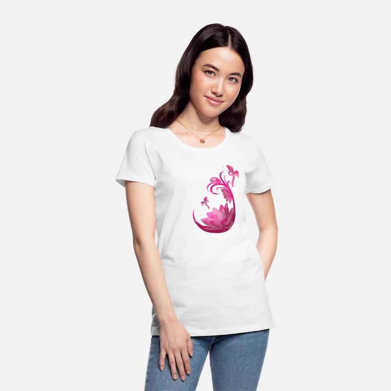 Breast Cancer Motivation Fighter Lotus Flower