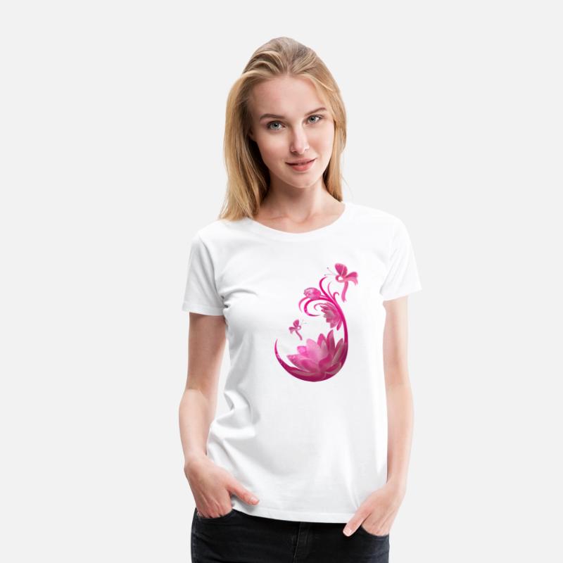 Breast Cancer Motivation Fighter Lotus Flower