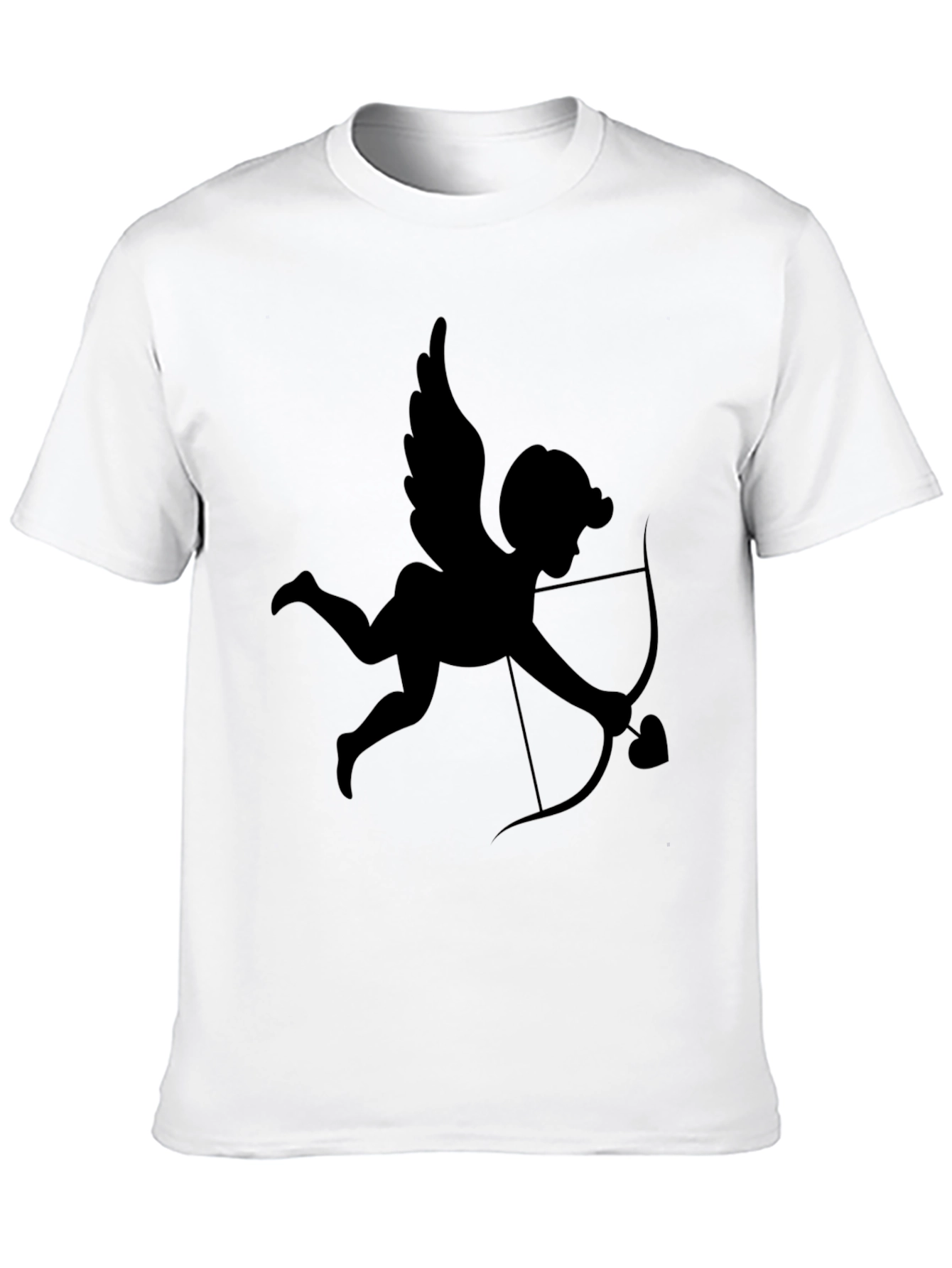 Cupid Graphic Tee - Black Valentines Day Shirt