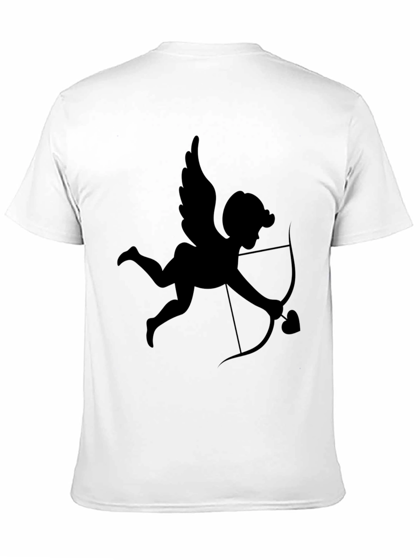 Cupid Graphic Tee - Black Valentines Day Shirt